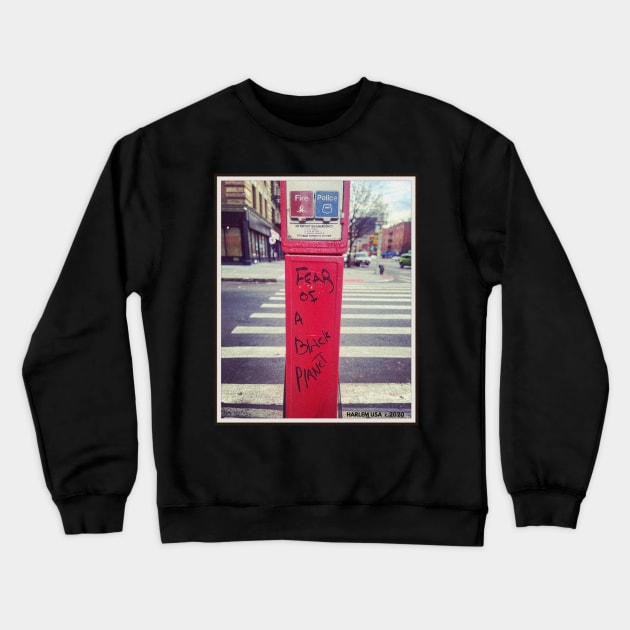 Harlem USA c. 2020 Fear Of A Black Planet Crewneck Sweatshirt by NYCMikeWP